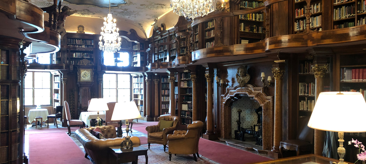 Bibliothek im Schloss Leopoldskron, Salzburg